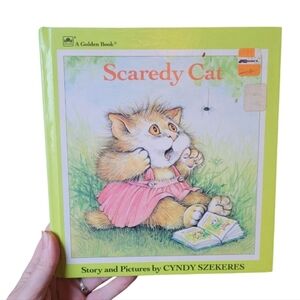 1984 Scaredy Cat by Cyndy Szekeres -Golden Book